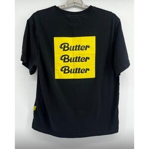 BTS Official Butter TShirt Black Size L Free Shipping Double Sided K‎ Pop Korean